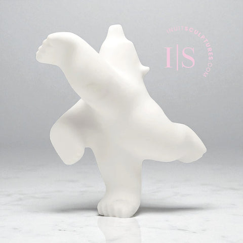 LAST ONE - 13" Limited Edition Dancing Bear by Johnny Manning (Italian Marble)