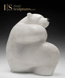 RESERVED** VINTAGE 16" Hugging Polar Bear by Bill Nasogaluak  *Ursus*