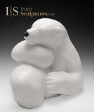 RESERVED** VINTAGE 16" Hugging Polar Bear by Bill Nasogaluak  *Ursus*