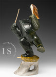 10” Drum Dancing Bear by Derrald Taylor *Leader of the Band*