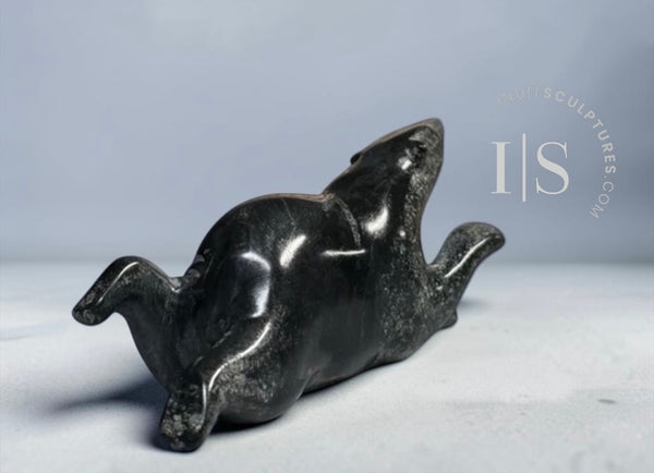 4” Lying Bear by Tim Pee *Magic Carpet Ride*