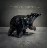 13" Walking Bear by Tim Pee *Forged in Stone*