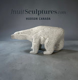 34" Walking Bear by Moe Kolola *Salt & Pepper*