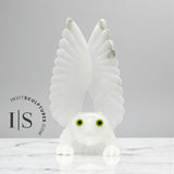 RESERVED** 14" Owl by Toonoo Sharky *White Cliff*