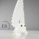 RESERVED** 14" Owl by Toonoo Sharky *White Cliff*
