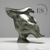 Ours dansant signature de 40 cm (16 po) par la sculptrice d'élite Nuna Parr *Regardez tout en haut*