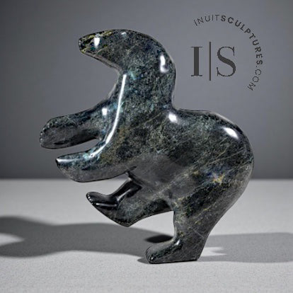 Ours dansant au dos arqué SIGNATURE RARE de 15 pouces par Nuna Parr *Step In Time* À PORTÉE DE MAIN$