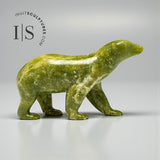 Ours vert marcheur vintage de 18 cm (7 pouces) par Henry Evaluardjuk *Homeward*