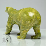 Ours vert marcheur vintage de 18 cm (7 pouces) par Henry Evaluardjuk *Homeward*
