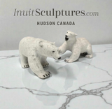 HIGH SPIRITED 12" Polar Bear by Paul Malliki *Swipe Left*