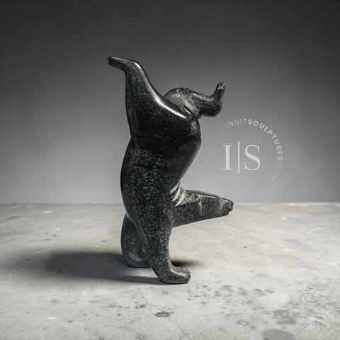 4” Diving Bear by Tim Pee *Tiny Tim 3*