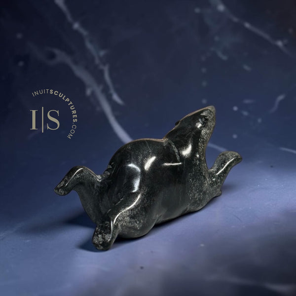 4” Lying Bear by Tim Pee *Tiny Tim 4*