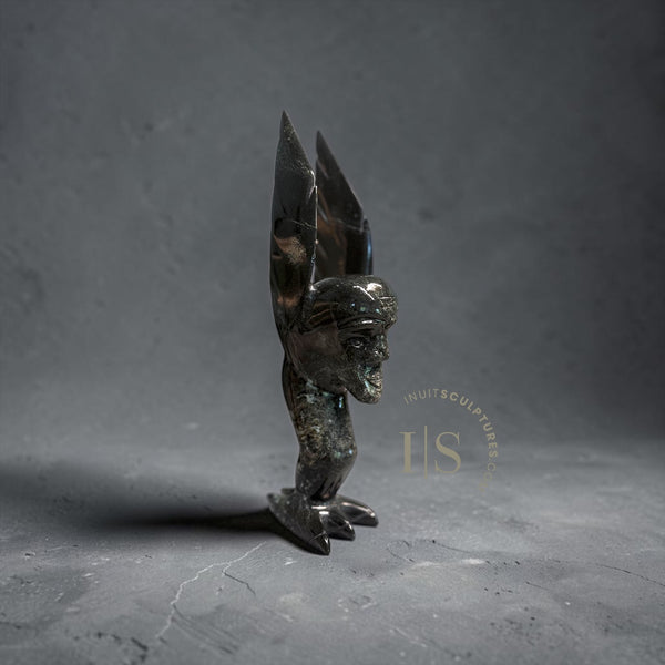 RESERVED** 12" Bird Transformation by Ning Ashoona *Icarus*