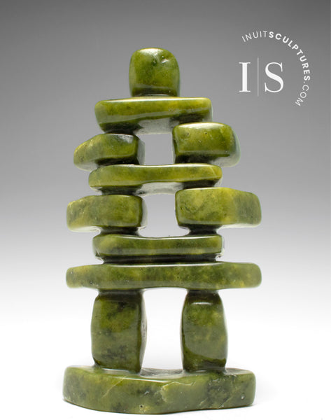9" Inukshuk by Matiusi Kimgwatsiaq *Kimgwatsiaq No. 12*