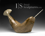 21" Narwhal by Nalenik Temela *Old Wood*