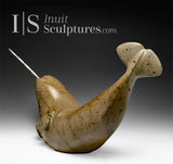 21" Narwhal by Nalenik Temela *Old Wood*