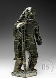 VINTAGE 18" Old Man Inuk by Norman Qumuataq *Uphill Walker*