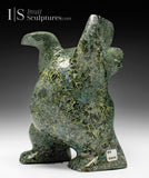Ours dansant SIGNATURE de 14 po par Elite Carver Nuna Parr *Fenêtre Tiffany* À PORTÉE DE MAIN$$