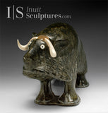 VINTAGE 13” Muskox by Nuveeya Aipellee *Follow The Leader?*