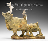 VINTAGE 9" SIGNATURE Caribou by Pavinak Petaulassie *Tundra Love* CURATOR'S CHOICE