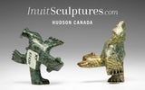 Ours de plongée miniature 3" par Mosesee Pootoogook *Grace*