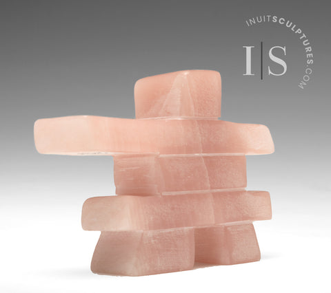 Inukshuk 4" de Peter Shaa *Pamplemousse rose #2*