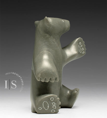 6" Sitting Bear by Isaac Sala *Olive Branch*
