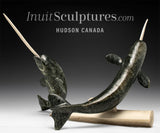 18" Sparring Narwhals by Emataluk Saggiak *Vom Tag*