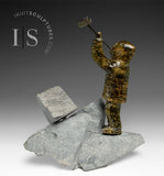 VINTAGE 7" Eskimo Carver by Late Kellipalik Qimirpik