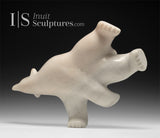 17" 3 Way Dancing Bear by Noah Parr *Creamsicle Dream*