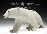 Ours polaire en marche de 35,5 cm (14 pouces) par Paul Malliki *Walkabout*