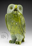 8" SIGNATURE Owl par le regretté Pits Qimirpik *Irish Eyes*
