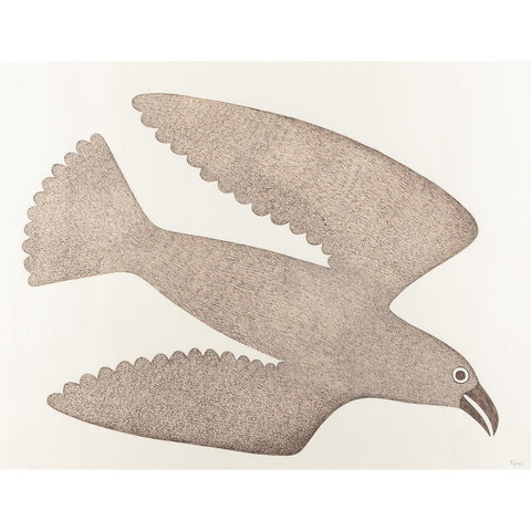 DERNIÈRE IMPRESSION / VINTAGE, 1980 CAPE DORSET Bird par Kenojuak Ashevak