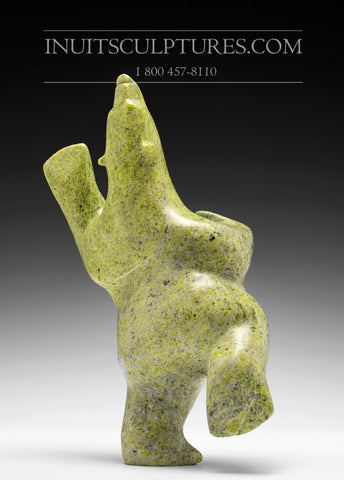 Ours dansant 10" par Allan Sheutiapik *Enthousiasme*