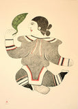 1985 DANCER WITH LEAF by Pitaloosie Saila