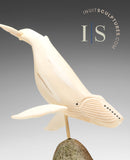 Baleine 12" par Harrison Miklahook Jr *Whale Tales*