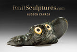Chouette SIGNATURE 6" par Joanasie Manning *Vue à vol d'oiseau*