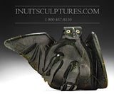 Hibou SIGNATURE 17" par Joanasie Manning *Préparez-vous à atterrir*