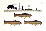 1983 LAKE TROUT NEAR OUR CAMP by Kingmeata Etidlooie