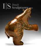 Ours dansant 20" par Nuyalia Tunnillie *Brownstone*