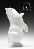 Ours dansant blanc 10" par Palaya Qiatsuq *Aurora*