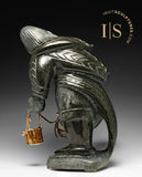 Femme inuite SIGNATURE 16" par Jaco Ishulutak *Amka*